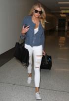 Frame Denim Le Color Ripped Jean As Seen On Charlotte Mckinney