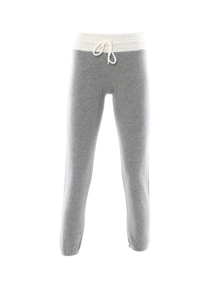 Monrow Supersoft Two Toned High Waist Vintage Sweatpant