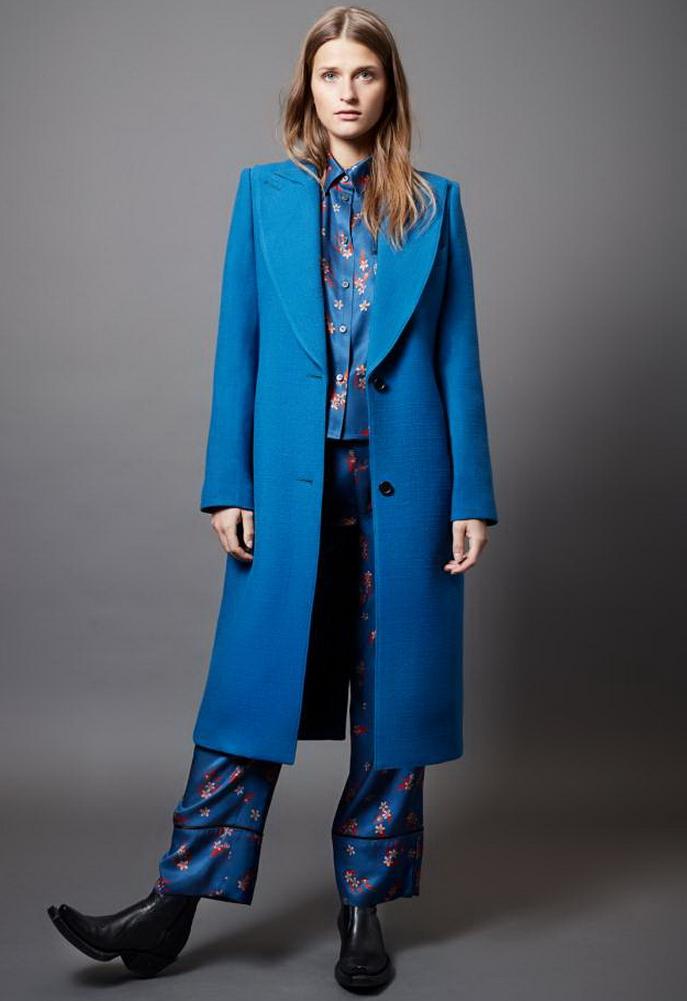 Smythe Peaked Lapel Coat