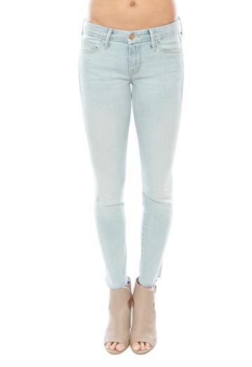 Mother X Candice Swanepoel Looker Ankle Fray Skinny Jean