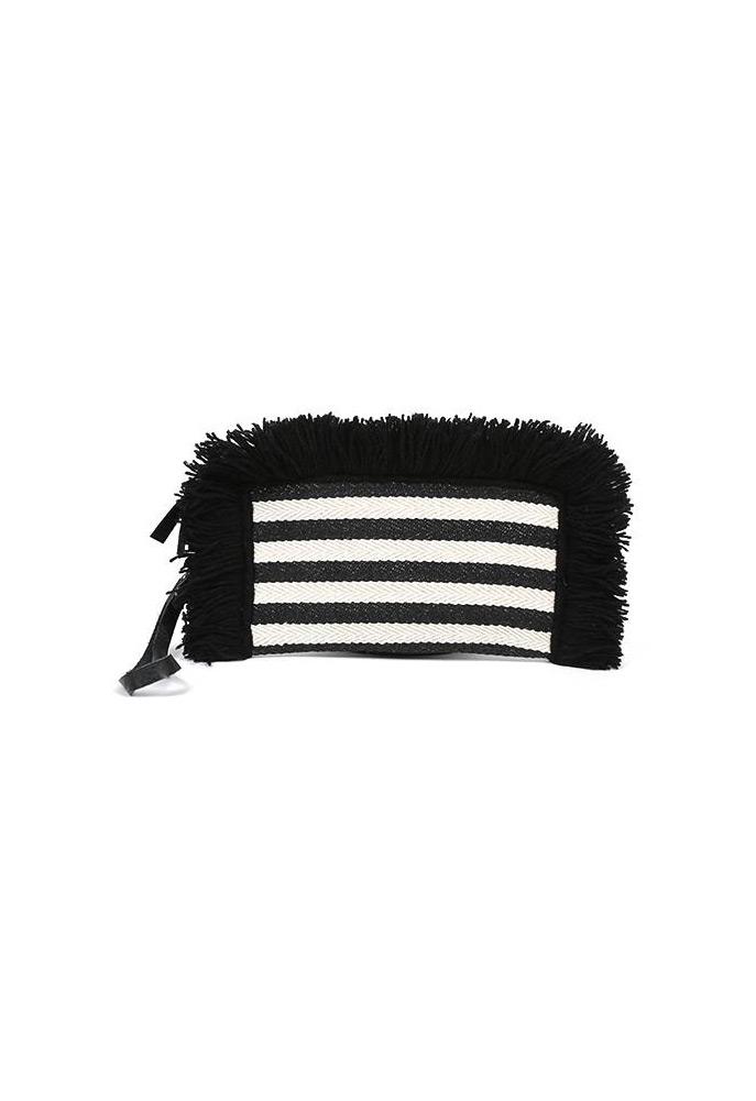 Jadetribe Neon Fringe Clutch