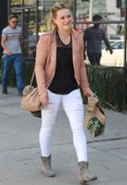 Frame Denim Le Color Ripped Jean As Seen On Hilary Duff