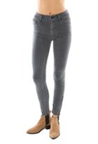 Mother High Waisted Looker Ankle Zip Skinny Jean