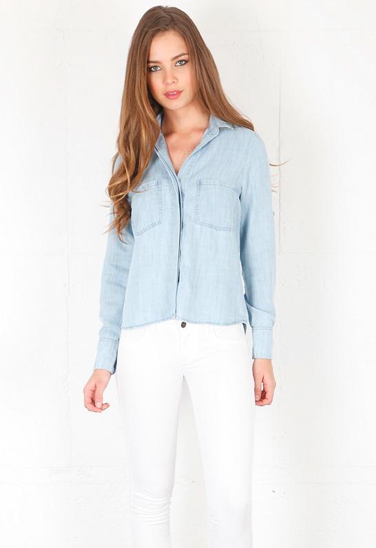 Bella Dahl Split Back Button Down