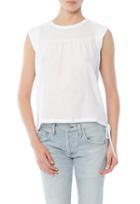 Generation Love Casey Gauze Top With Button Shoulders