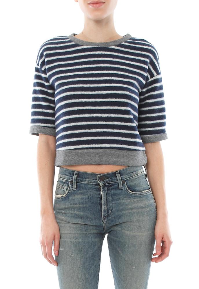 Frame Denim Le Cropped Slouchy Tee
