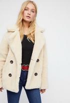 Free People Teddy Peacoat