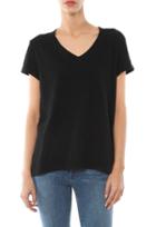 Wilt Roll Sleeve Baby V Neck Tee