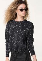 27 Miles Malibu Dipper Loose Sweater With Star Print