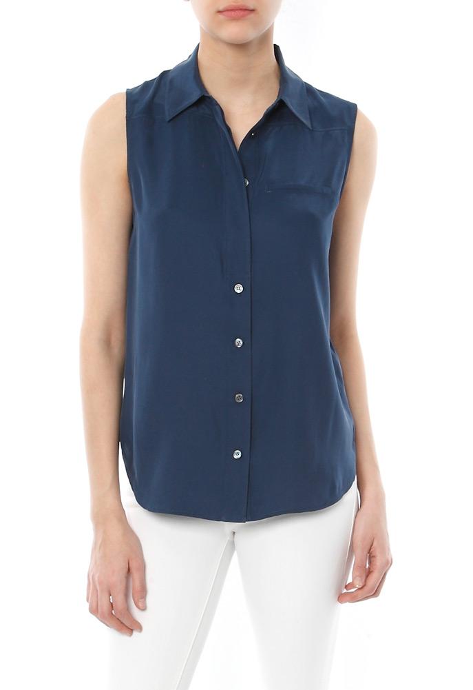 Frame Denim Le Sleeveless Button Up