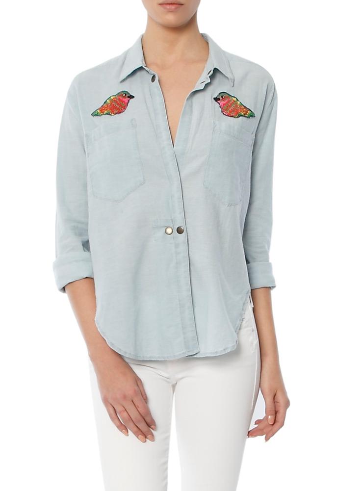 Mcguire Hideaway Shirt With Embroidery