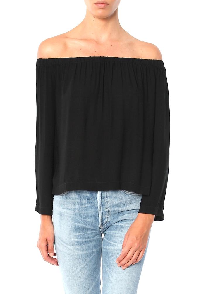 Bella Dahl Long Sleeve Off Shoulder Top