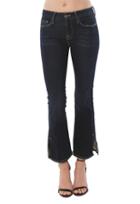 Frame Denim Le Crop Mini Boot Tuxedo Split
