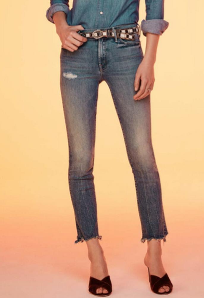 Mother The Rascal Ankle Chew Jean