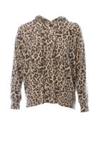 Lna Oversized Leopard Hoody