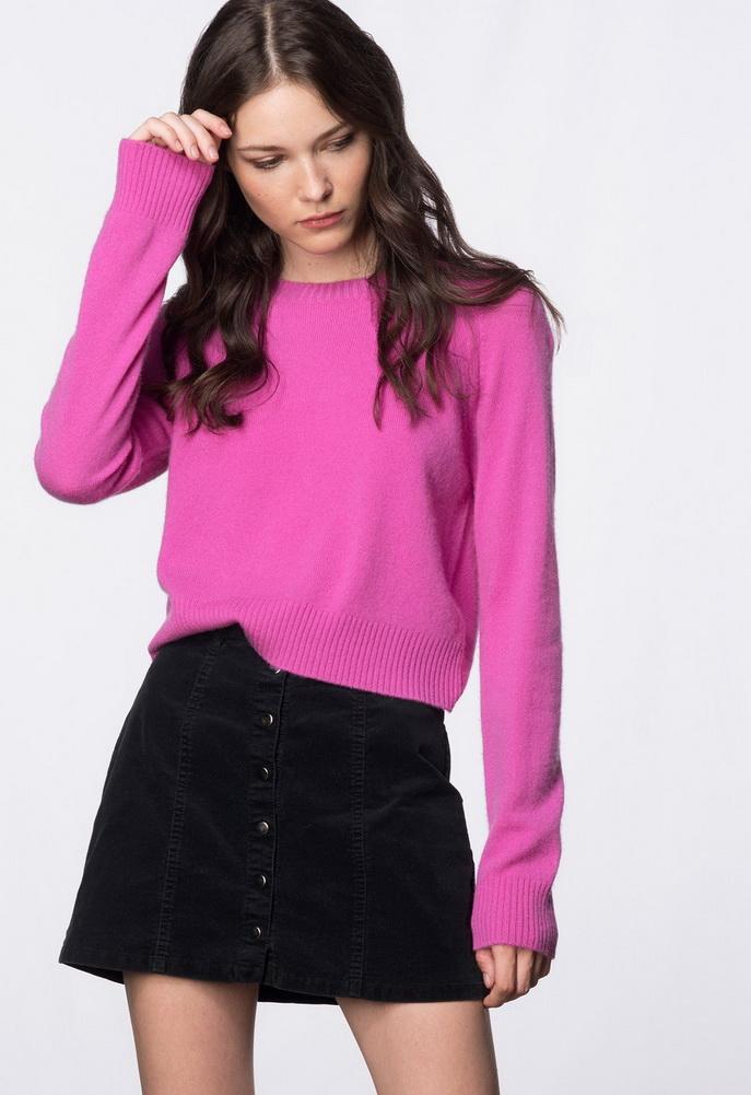 27 Miles Malibu Rafiella Cropped Long Sleeve Sweater
