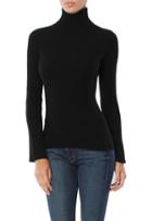 Autumn Cashmere Ribbed Turtleneck With Bell Sleeves