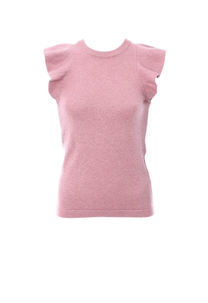 Minnie Rose Cotton Ruffle Sleeve Tank