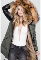 Nicole Benisti I Am Chelsea Intarsia Original Fur Lined Parka