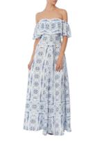 Amanda Uprichard Delilah Printed Maxi Dress