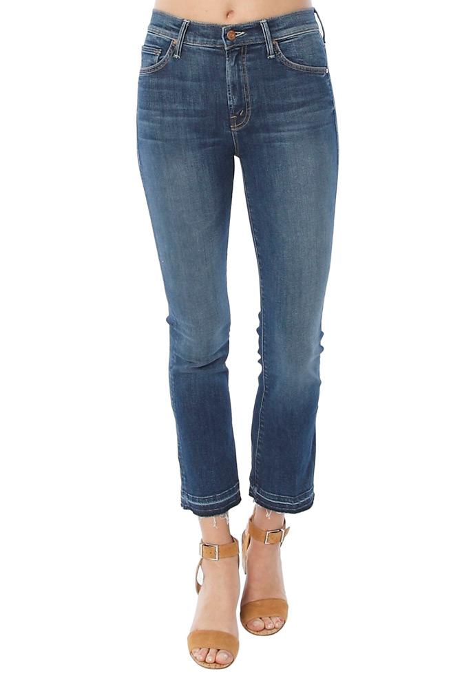 Mother The Insider Crop With Un-done Hem