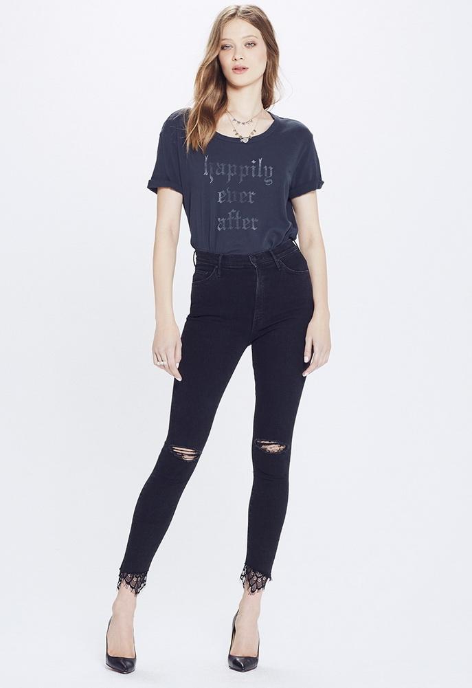 Mother The Swooner Dagger Ankle Fray Jean