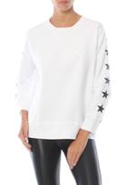 Monrow Oversized Sweatshirt With Foil Stars