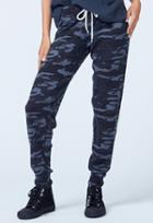 Monrow Camo Waffle Cuff Sweatpant