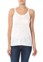 Chaser Linen Jersey Double Strap Cami Tank