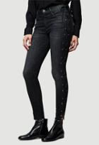 Frame Denim Le High Skinny Side Lace Up Jean