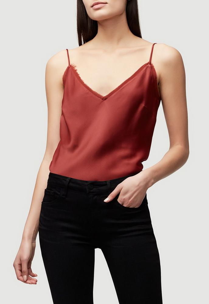 Frame Denim Satin Lounge Tank
