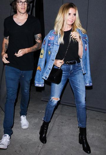 A Gold E Sophie High Rise Crop Skinny Jean As Seen On Ashley Tisdale