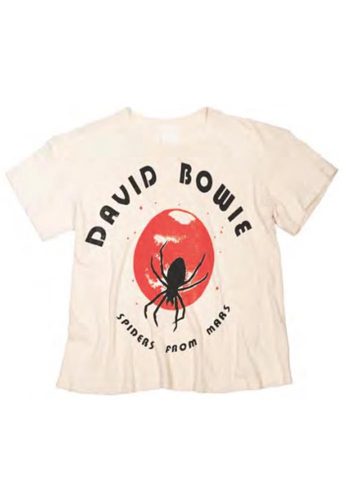 Madeworn David Bowie Spiders From Mars Crop Tee