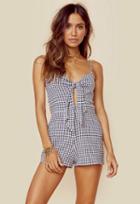 Blue Life Tied Up Romper