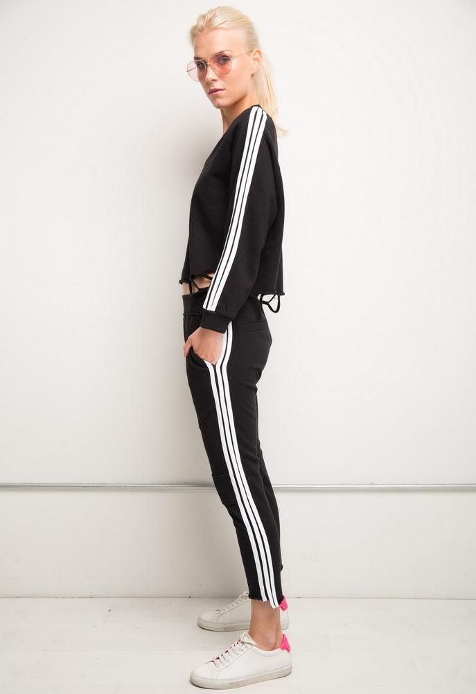 Generation Love Saskia Stripe Paneled Sweatpants
