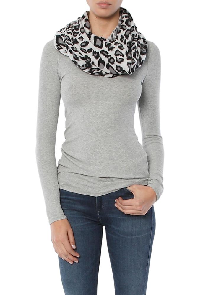 Autumn Cashmere Leopard Print Snood