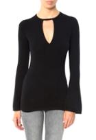 Minnie Rose Super Luxe Keyhole Sweater