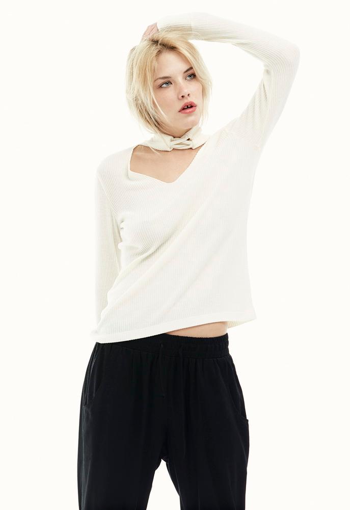 Lna Laced Up Turtleneck