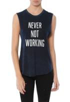 Feel The Piece Never Not Working Cut Off Tee