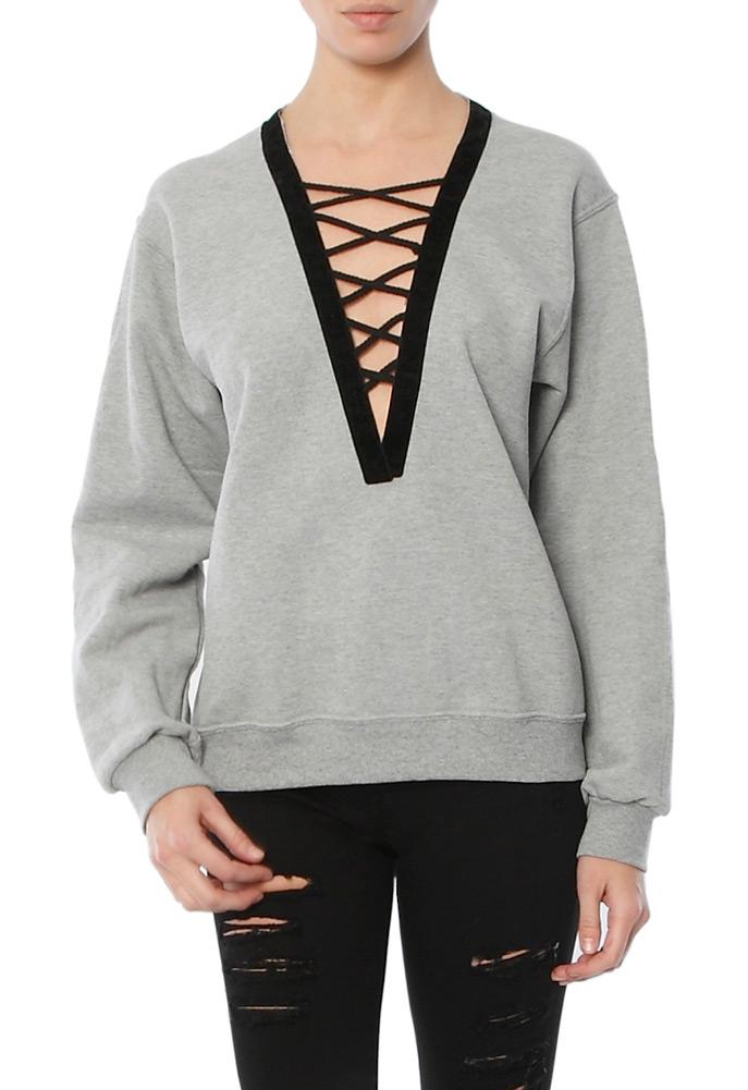 Singer22 Exclusive Criss Cross Sweatshirt