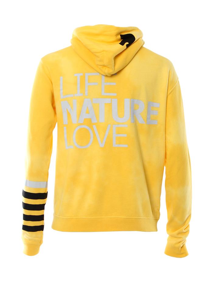 Free City Clouds/strikes Sherpa Zip Up Hoodie