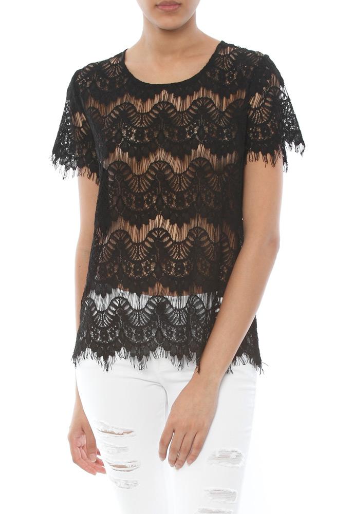 Generation Love Maria Eyelash Top