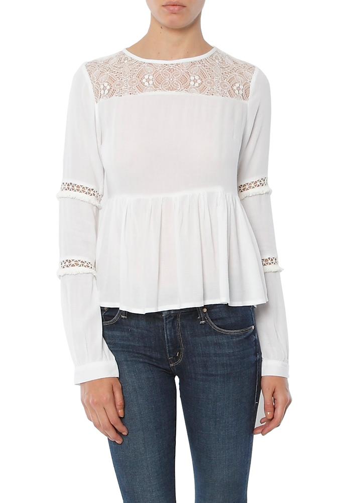 Rahicali Amelia Lace Inset Top