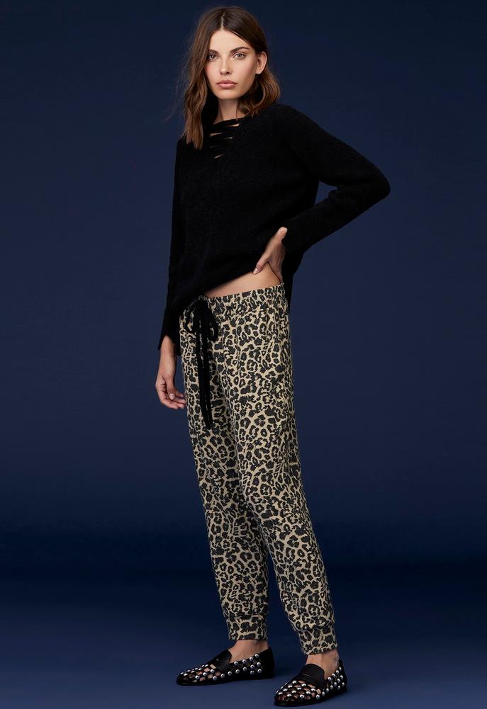 Lna Brushed Leopard Pant
