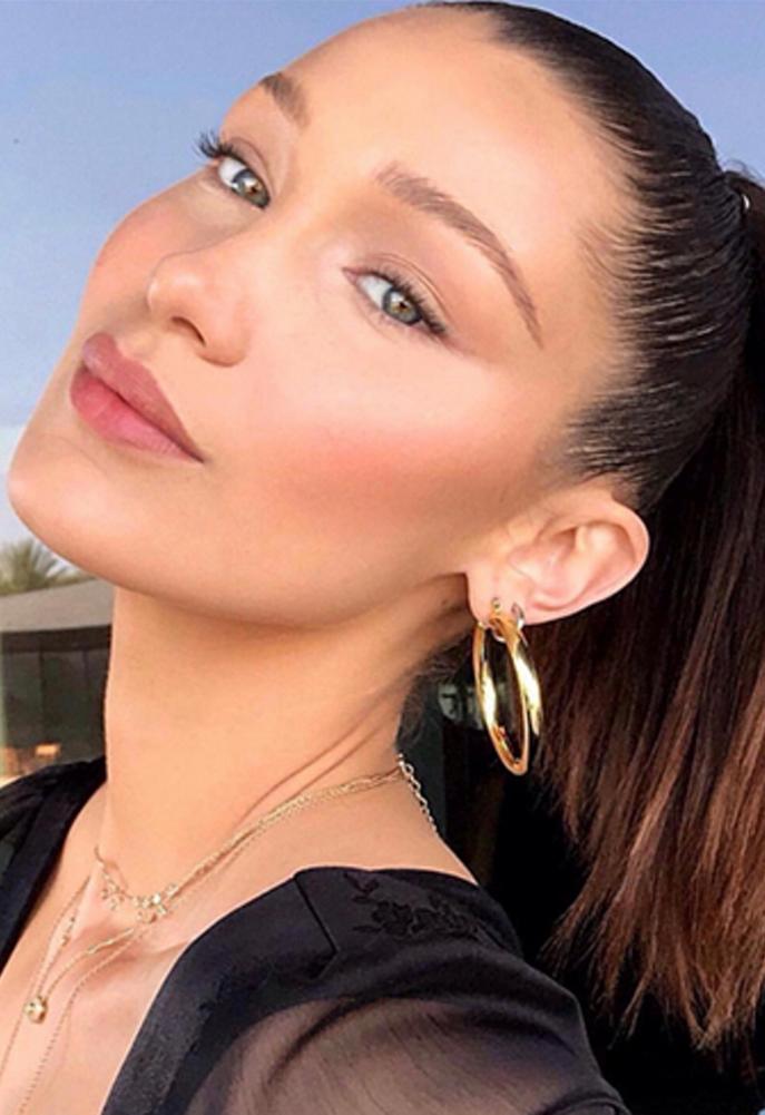 Luv Aj The Amalfi Tube Hoops As Seen On Bella Hadid