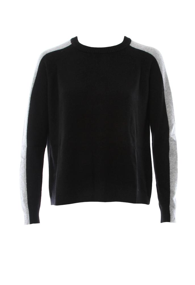 Minnie Rose Colorblock Crew Neck Sweater