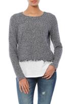 Generation Love Simone Fringe Double Layer Sweater