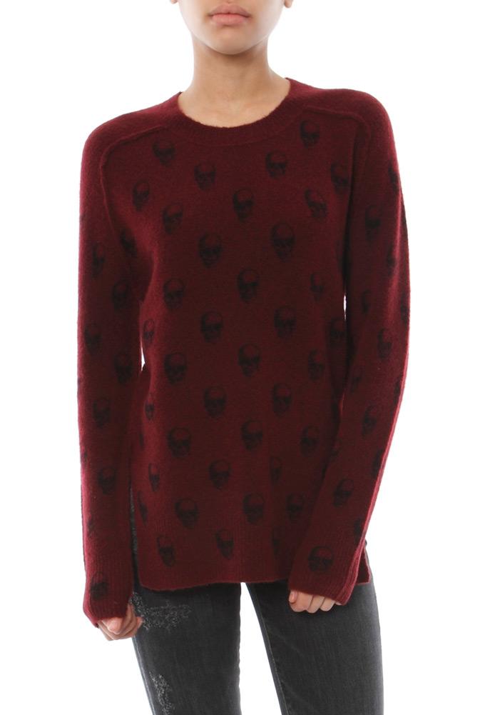 Skull Cashmere Shadow Sweater