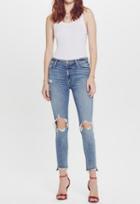 Mother The Stunner Ankle Step Fray Jean