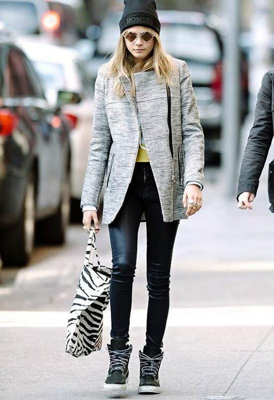 Citizens Of Humanity Rocket Leatherette Jeans As Seen On Cara Delevingne